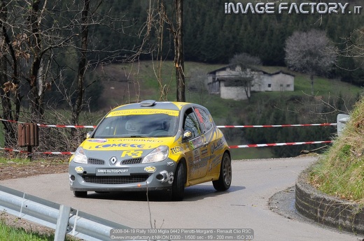 2008-04-19 Rally 1000 Miglia 0442 Pierotti-Morganti - Renault Clio R3C